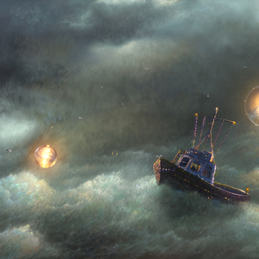 Неопознанные объекты (Фрагмент панорамы "Цепная реакция")