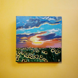 Подсолнухи