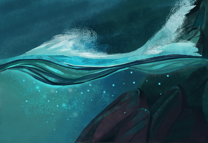 море волнуется 