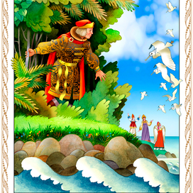 Иллю.  в сборник "РУССКИЕ ССКАЗКИ"