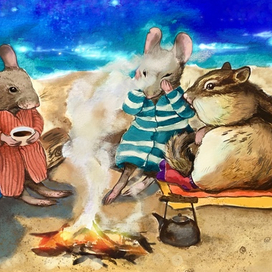 Море в феврале