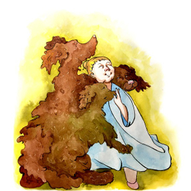 Ба с собакой