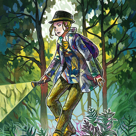 Иллюстрация для настольной игры "Лес"