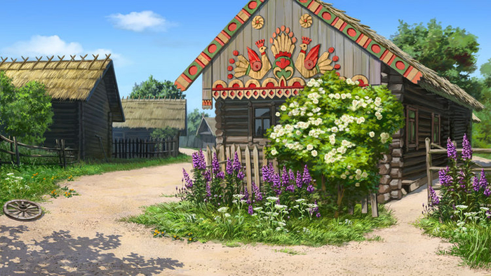 деревенская улица (проба)