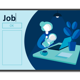 flat illustration  for web banners