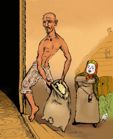 Работник и ключница