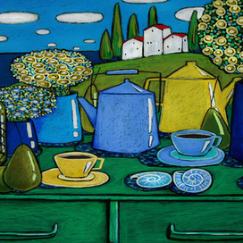 Кофе у моря ...