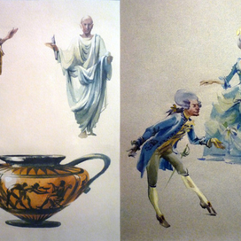 Илл. к книжке-игрушке  Е.Ефимовский "Рассказ про одежду" 