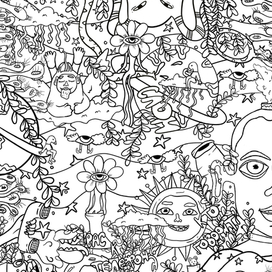 Принт иллюстрация 