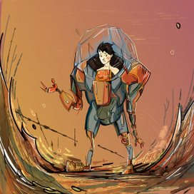 Девочка в скафандре