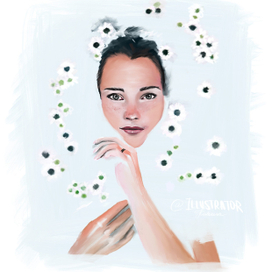 Диджитал портрет маслом