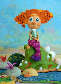 Герои армянских сказок, сделанные из пластилина