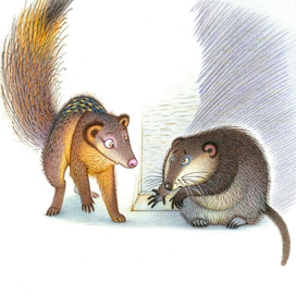 На дынной гряде. Встреча с Чучундрой.