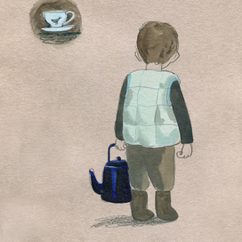 эскиз к мультфильму "Ленинградская молитва"