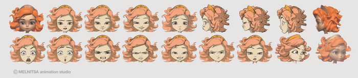 Персонаж царевна Варя из анимационного сериала "Царевны".