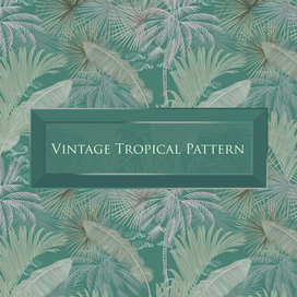 Vintage Tropical pattern