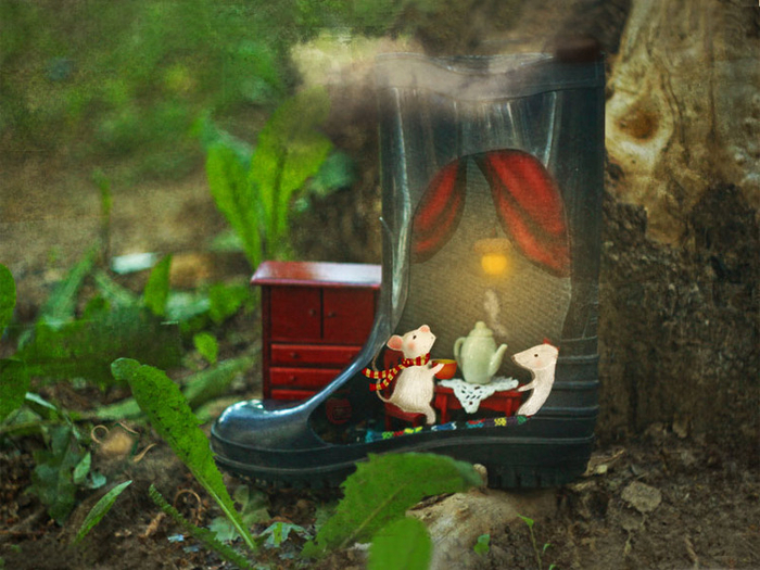 иллюстрация к сказкам Анны Никольской „Сиреневый лес“