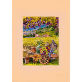  И вино веселит сердце человека, умастити лице елеем, и хлеб сердце человека укрепит.