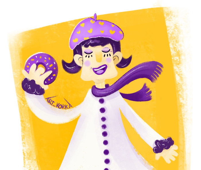 Бабуля-сладкоежка 