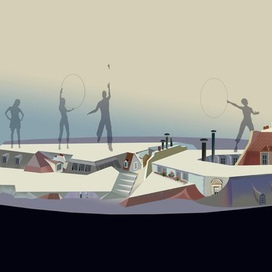 Цирк на крышах Парижа