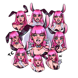 Стикерак с разными эмоциями 