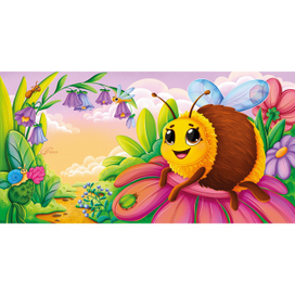 Разворот тактильной книги «Букашки»