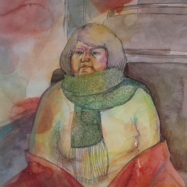 "В осеннем трамвае"