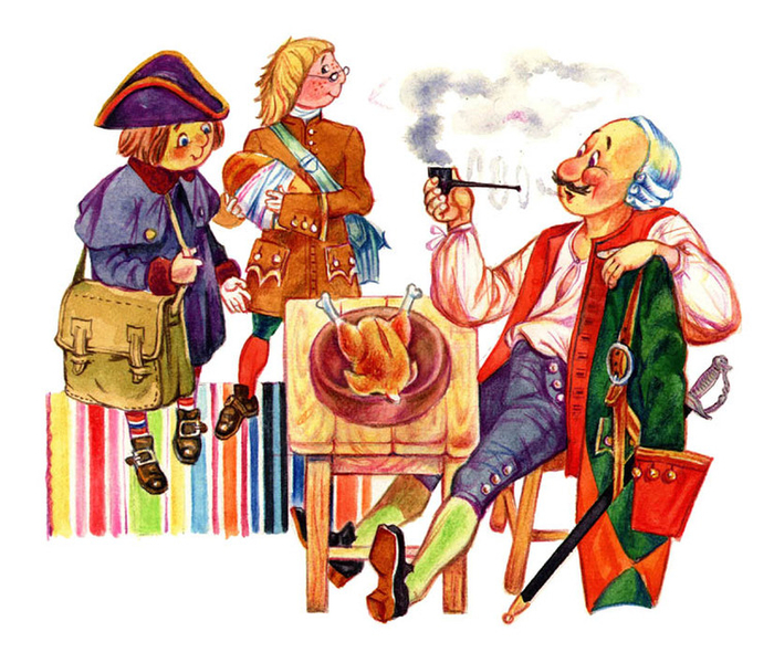 сказка про солдата и студентов