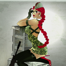 Иллюстрации для календаря 2017 (журнал "Военный")