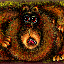 Медведь на грани нервного срыва