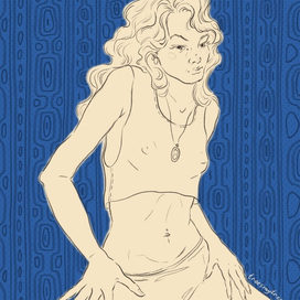 Замеревшая в танце