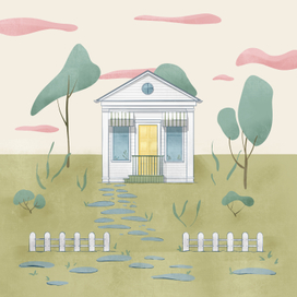 Серия из трёх домов