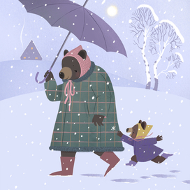 А снег идёт