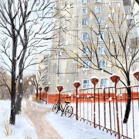 Зимний день