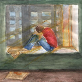 иллюстрация к фанфику "Алиса"