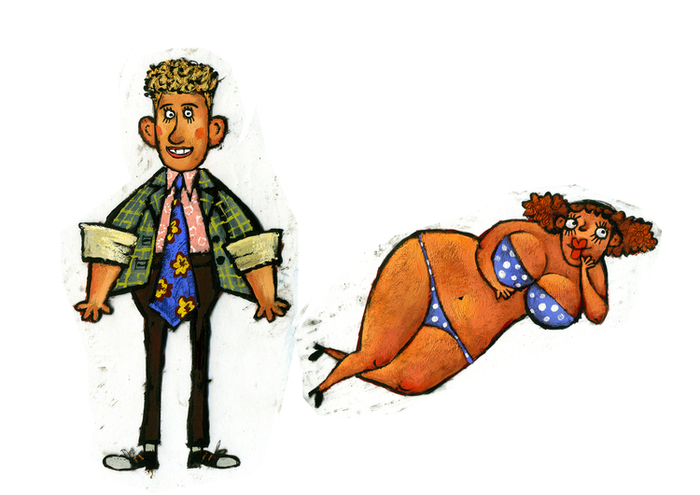 эскиз персонажей 01