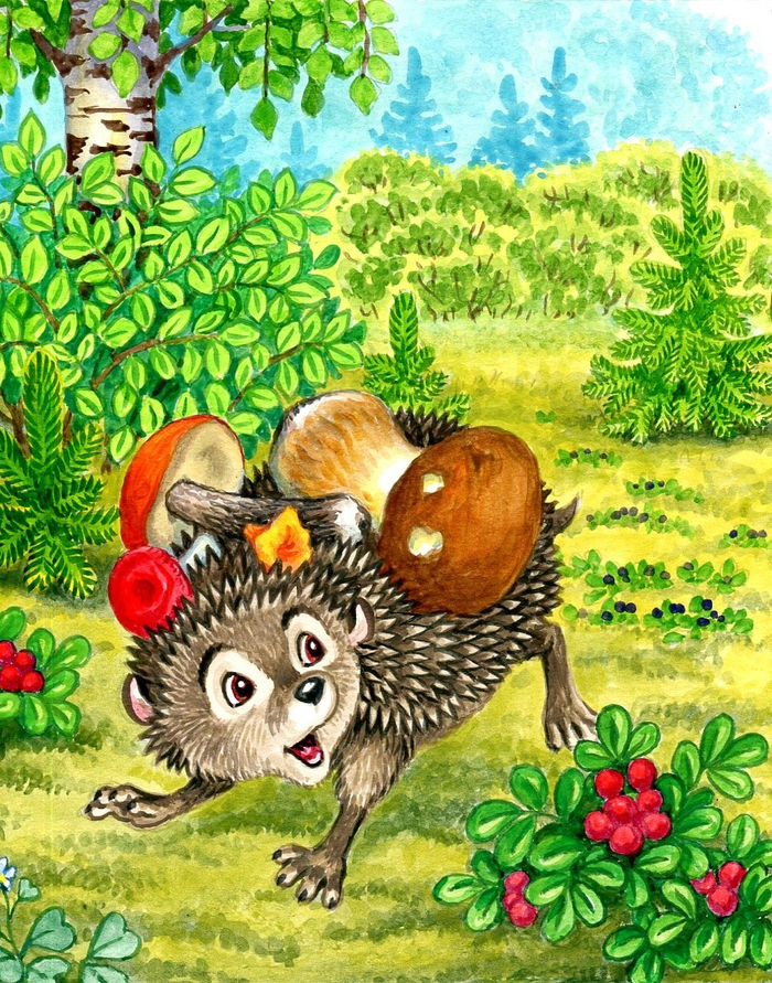 Грибники пошли.