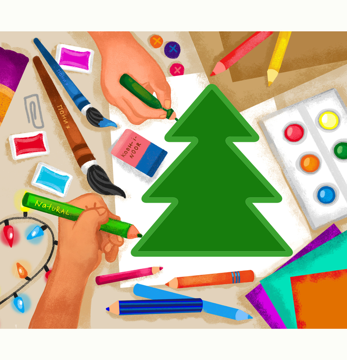 Рисуем елочку