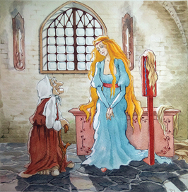 Иллюстрация к шведской сказке "Три тетушки" (2013)