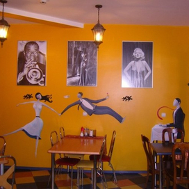 роспись в кафе