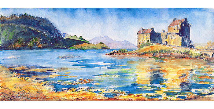 Шотландский замок