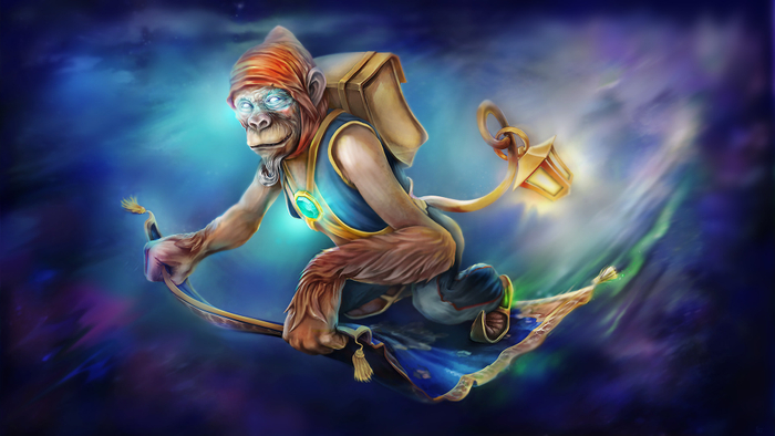 monkey dota 2courier