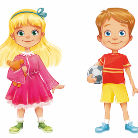 Персонажи для детского логопедичнского пособия