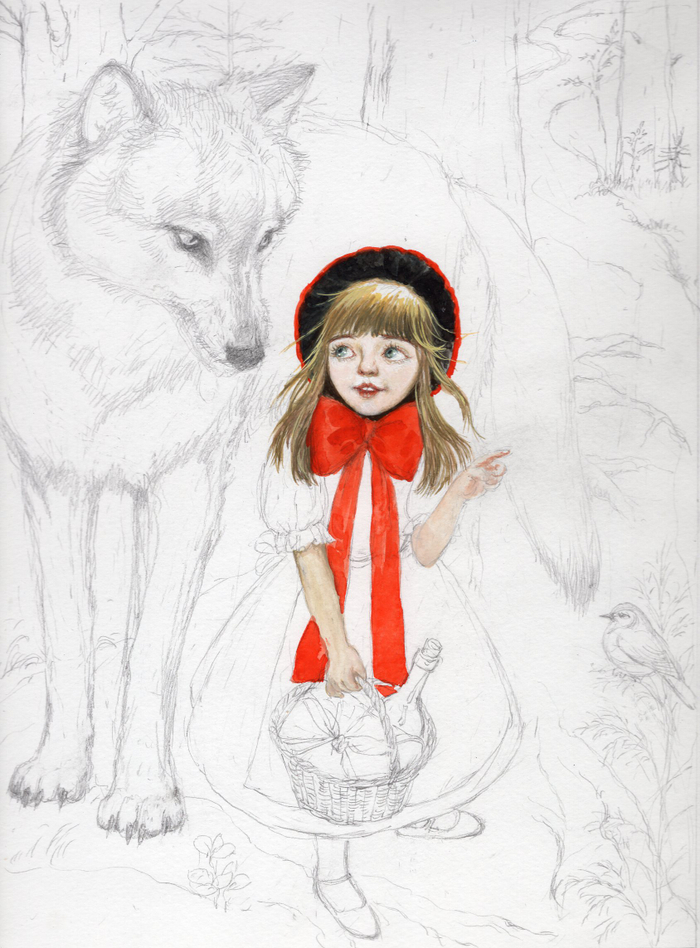 " Красная Ш " процесс работы