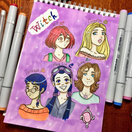 Чародейки фанарт 