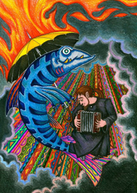 Попу - гармонь, а рыбе - зонтик!