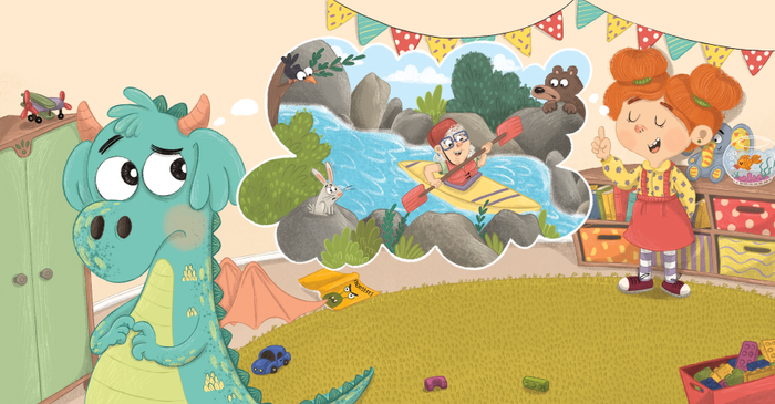 Иллюстрация к книге «How Alex Faced His Fear»