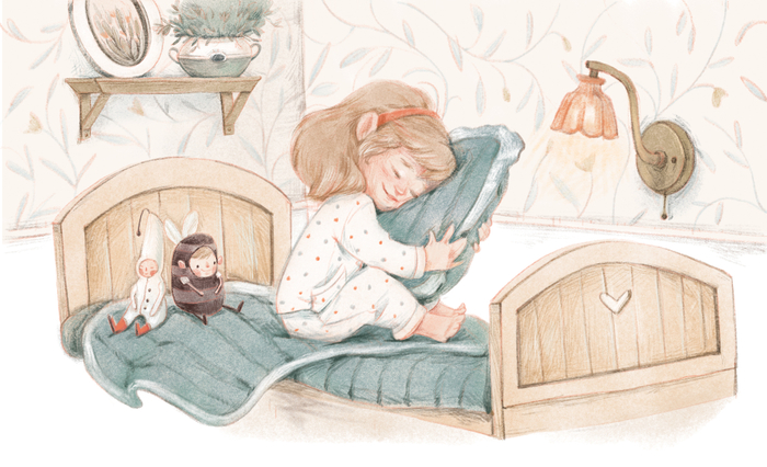 Иллюстрация для книги Елены Ульевой   "Полезные сказки для хорошего сна" 