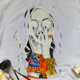 Роспись одежды на заказ