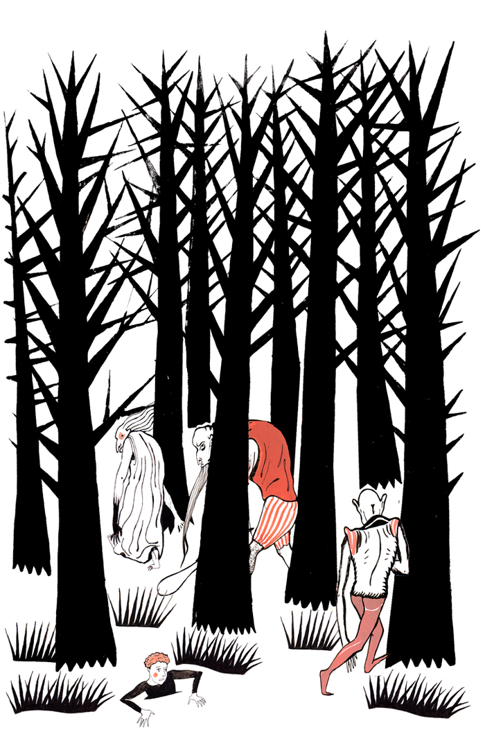 дремучий лес и людоеды. "Рыжий Рыцарь"